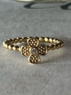 Lagos 18k Caviar Flower Ring